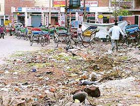 The poor state of sanitation at Burail village in Chandigarh