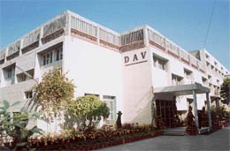 The building of DAV Senior Secondary School, Sector 8, Panchkula