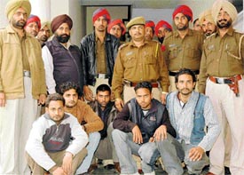 Five accused of stealing cars in custody of the Ludhiana police on Tuesday
