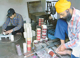 The chudas manufactured at the local Chuda Bazaar near the Golden Temple have a big demand in other parts of the country, particularly in northern states