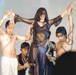 Aashnay Saraf performs in Ludhiana on Wednesday