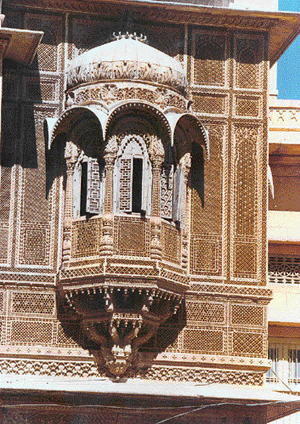 Patwon ki haveli belonged to Patwa merchants dealing in brocade and embroidery