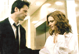 Keanu Reeves and Rachel Weisz in Constantine