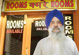 Satnam Singh Kanda who has converted his factory into a small hotel