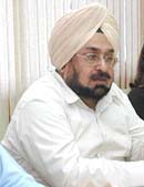 Chief Commissioner of Customs and Central Excise S.S. Bedi gives details of taxes collected in Chandigarh on Friday.