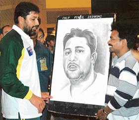 Ramzan Hussain, a civic body employee in Kolkata, is one of the many Indian fans of Gentle Giant Inzamam-ul-Haq