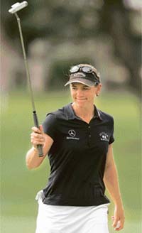 Annika Sorenstam is easily the best lady golfer in the world today