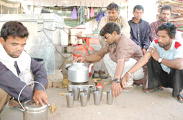  Visually challenged persons from all over Haryana have been living on the roadside in Sector 17 for the past 18 months.
