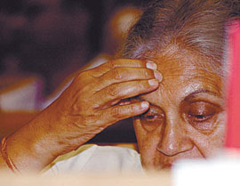 Chief Minister Sheila Dikshit at the inauguration of Rajiv Gandhi Grameen Vidyutikaran Yojana in the Capital on Monday. 
