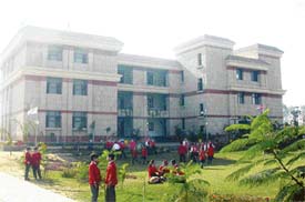 A view of Saraswati Modern School, Hambaran road, Ludhiana