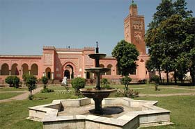 A view of the 75-year-old Moorish Mosque of Kapurthala, designed by a French architect, that is likely to be revamped