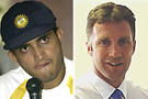 Sourav Ganguly and Chris Broad