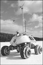 Nomad, one of Carnegie Mellon Universitys most accomplished robotic rovers