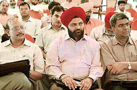 Participants at a workshop on Promotion of food-processing units in Punjab and Haryana organised by the Entrepreneurship Development Institute of India in Chandigarh on Wednesday. 