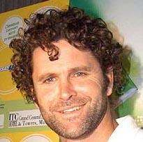 New Zealand allrounder Chris Cairns during a product launch function in Mumbai on Wednesday night