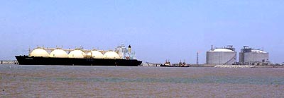 The Gemmata delivers the first cargo of LNG to the Hazira Terminal