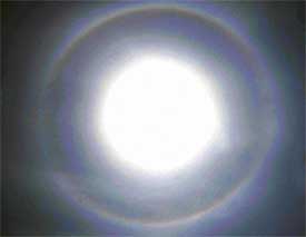 Chandigarh witnessed a solar aurora on Thursday afternoon
