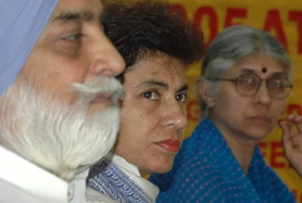 The Union Minister of State for Urban Employment and Poverty Alleviation, Selja (centre), at a function organised by National Cooperative Housing Federation in Chandigarh on Saturday.