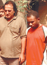 The drug peddlers arrested by the Delhi Police Narcotics Branch in the Capital on Saturday. 