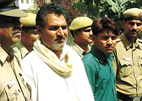 Ajab Singh and Pawan Kumar in police custody for making a false complaint in a murder-cum-robbery case
