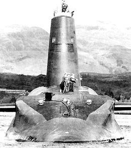 A file photo of Trident submarine