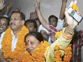 Newly elected president of the Municipal Council, Ambala Sadar, Ms Neelam Sharma in Ambala
