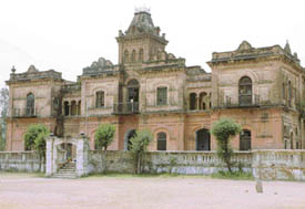 The stately mansion, once known as Bhoot Bangla, is now in a state of utter disrepair