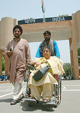 Members of a special jatha, comprising 71 pilgrims, leave for Nankana Sahib in Pakistan on Monday.