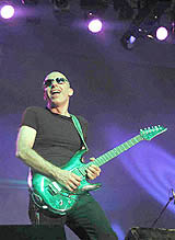 Famous guitarist Joe Satriani performing live in Mumbai
