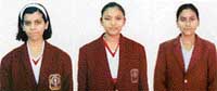 Toppers of ICSE board examination of Sacred Heart  Convent School, Chandigarh road 