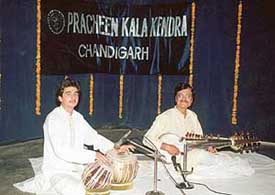Abhijit Roychoudhury presents a sarod recital at Pracheen Kala Kendra, Sector 35, Chandigarh, on Friday.