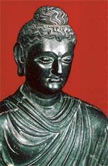 Figure of Buddha, 2nd century AD.