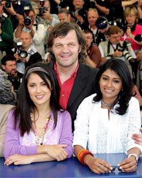 Nandita Das during a photo call at the 58th Cannes Film Festival