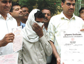 Racketeer Mushir Khan arrested in the Capital on Thursday