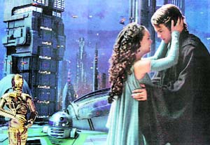 A scene from Star Wars Episode III