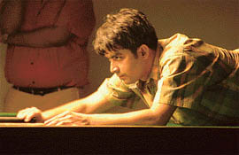 Sandeep Duggal, who won the Saurabh Khattar Memorial Billiards and Snooker Championship held at Chandigarh Club on Sunday.