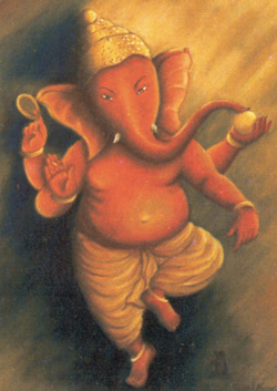 A painting by Seema S. Nichani.