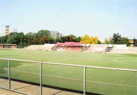 The astroturf hockey ground at PAU, Ludhiana