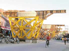 The elevated road project in Ludhiana which has been delayed due to bureaucratic wranglings