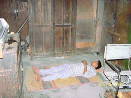 Employees sleep in the office during working hours in Mini Secretariat, Ropar, on Friday.