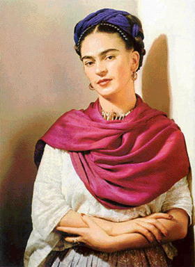 Frida Kahlos self portrait 
