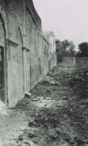 The firing point inside  Jallianwala Bagh