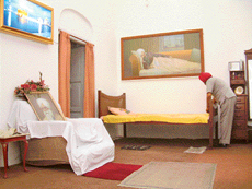 His bedroom, where all the belongings of the celebrated writer have been preserved lovingly