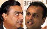 Mukesh Ambani & Anil Ambani