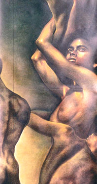 An artwork by Ashok Roy Karmakar