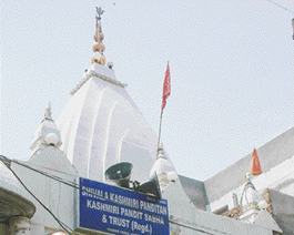 Century-old Shivala Kashmiri Panditan is the symbol of Kashmiri heritage.