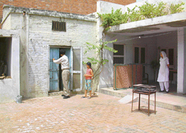 A view of Master Tara Singhs room. The new portion of the house is being used by his family.