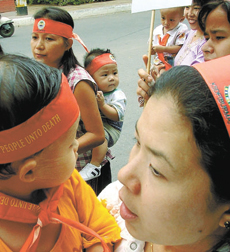 Kuki activists from Burma demonstrating under the banner of Anti-Tamanthi Dam Campaign Committee against the proposed Tamanthi Hydroelectric Power Project at Jantar Mantar in the Capital on Tuesday. 