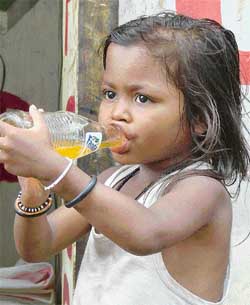 The rescued daughter of the woman who attempted suicide