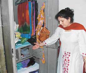 The ransacked house in Raman Enclave, Ludhiana